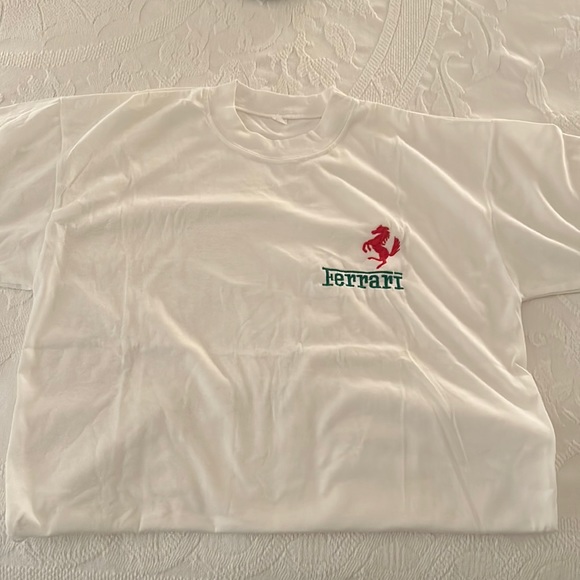 FERRARI WHITE TEE - Picture 1 of 3